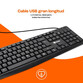 PcCom Essential K20 Teclado con Copilot Negro PcCom Essential K20 Teclado con Copilot Negro