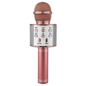 PcCom Essential Micrófono Karaoke Popstar Rosa