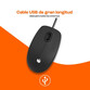 PcCom Essential M20 Ratón Óptico 1000DPI Negro