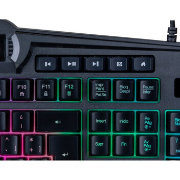 Nacon CL-210 Teclado de Membrana Gaming RGB Negro Nacon CL-210 Teclado de Membrana Gaming RGB Negro