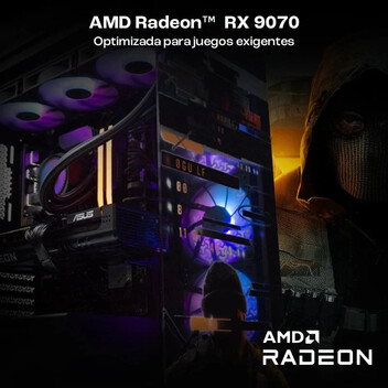 Ordenador Sobremesa PcCom iCUE AMD Ryzen 7 7800X3D / 32GB / 2TB SSD / RX 9070