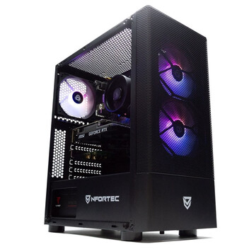 Ordenador Sobremesa PcCom Lite AMD Ryzen 5 5500 / 16GB / 1TB SSD / RTX 3050 Negro + Windows 11 Home