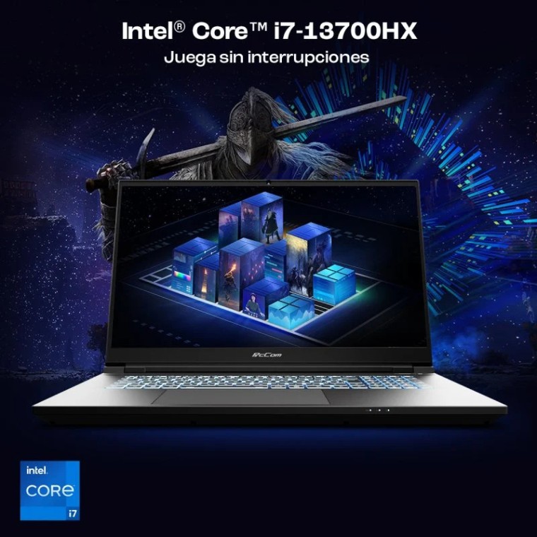 PcCom Revolt 4070 QHD Intel Core i7-13700HX/32GB/1TB SSD/RTX 4070/17.3"