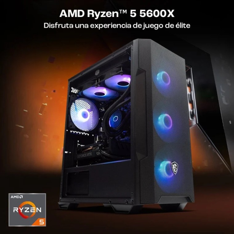 PcCom Ready AMD Ryzen 5 5600X / 16GB / 1TB SSD / RTX 4060