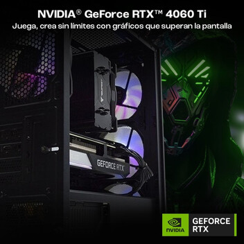 Ordenador Sobremesa PcCom Ready AMD Ryzen 5 7600X / 32GB / 1TB SSD / RTX 4060 Ti