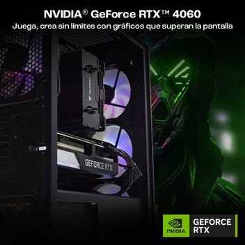 Ordenador Sobremesa PcCom Ready AMD Ryzen 5 7600X / 32GB / 1TB SSD / RTX 4060 + Windows 11 Home