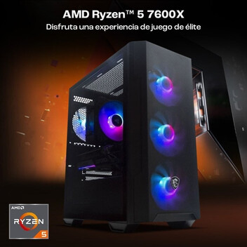 Ordenador Sobremesa PcCom Ready AMD Ryzen 5 7600X / 32GB / 1TB SSD / RTX 5060 Ti 16GB