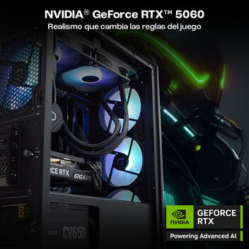 Ordenador Sobremesa PcCom Ready AMD Ryzen 7 5800X / 32GB / 1TB SSD / RTX 5060