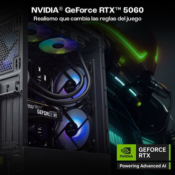 Ordenador Sobremesa PcCom Ready AMD Ryzen 7 7700X / 32GB / 1TB SSD / RTX 5060 + Windows 11 Home