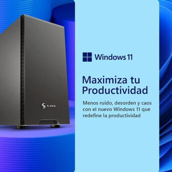 Ordenador Sobremesa PcCom Work Intel Core i5-12400 / 32GB / 1TB SSD + Windows 11 Pro