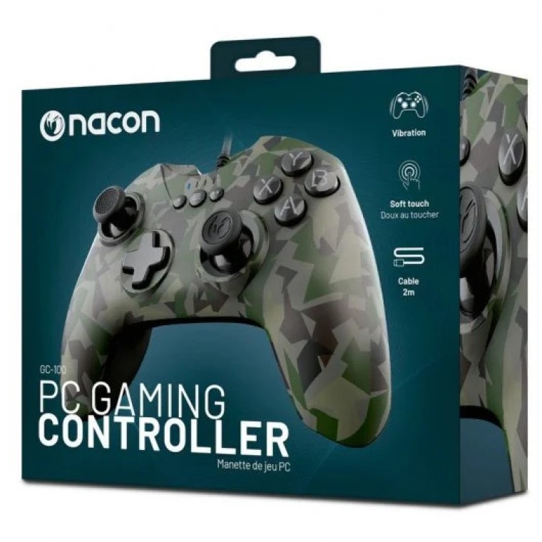 Nacon GC-100 Gamepad para PC Camuflaje