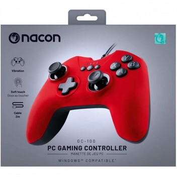 Nacon GC-100 Gamepad PC Rojo Nacon GC-100 Gamepad PC Rojo