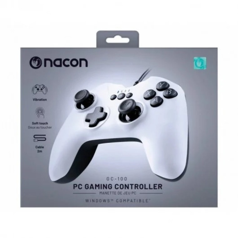 Nacon GC-100 Gamepad para PC Blanco