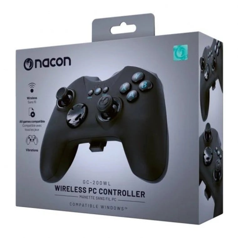 Nacon GC-200WL Mando Inalámbrico PC Negro