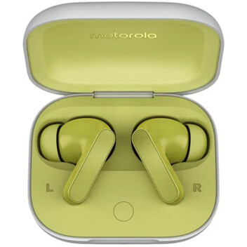 Motorola Moto Buds Green Banana Auriculares Inalámbricos con Estuche de Carga Verde Motorola Moto Buds Green Banana Auriculares Inalámbricos con Estuche de Carga Verde