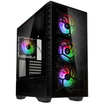 Torre PC Torre Kolink Observatory Y ARGB Negro Vidrio templado ATX EATX micro ATX Mini-ITX