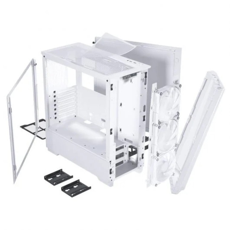 Phanteks G360A DRGB Mid Tower Cristal Templado USB 3.2 Blanca