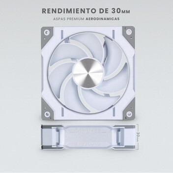 Phanteks D30 Reversed Blade Kit 3 Ventiladores Suplementarios DRGB 120mm Blancos Phanteks D30 Reversed Blade Kit 3 Ventiladores Suplementarios DRGB 120mm Blancos