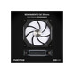 Phanteks D30-140 Single Reverse 140mm DRGB PWM Ventilador Suplementario Negro