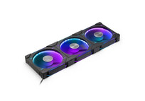 Phanteks D30 Kit 3 Ventiladores PWM 140 mm Flujo De Aire Invertido D-RGB Negro