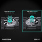 Phanteks D30 Kit 3 Ventiladores PWM 140 mm Flujo De Aire Invertido D-RGB Negro