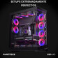 Phanteks D30 Kit 3 Ventiladores PWM 140 mm Flujo De Aire Invertido D-RGB Negro