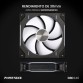Phanteks D30 Kit 3 Ventiladores PWM 140 mm Flujo Regular D-RGB Negro Phanteks D30 Kit 3 Ventiladores PWM 140 mm Flujo Regular D-RGB Negro