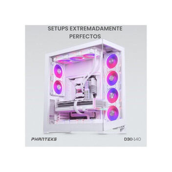 Phanteks D30-140 Single Regular 140mm DRGB PWM Ventilador Suplementario Blanco Phanteks D30-140 Single Regular 140mm DRGB PWM Ventilador Suplementario Blanco