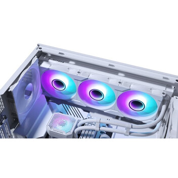 Phanteks Glacier One Refrigeración Líquida Para CPU 360m25 G2 Aio RGB PWM RGB 120mm M25 G2 Blanca