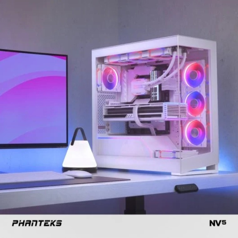 Phanteks NV Series NV5 D-RGB Full Tower Cristal Templado USB-C Blanca