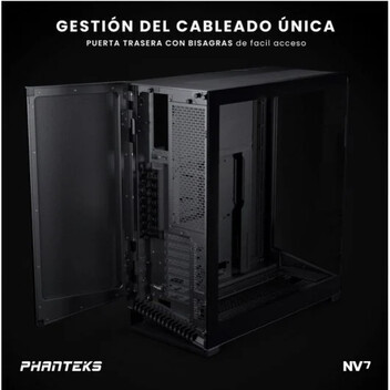 Phanteks NV Series NV7 D-RGB Full Tower Cristal Templado USB-C Negra Phanteks NV Series NV7 D-RGB Full Tower Cristal Templado USB-C Negra