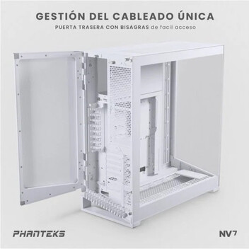 Phanteks NV Series NV7 D-RGB Full Tower Cristal Templado USB-C Blanca