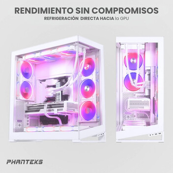 Torre PC Phanteks NV9 Full Tower Doble Cristal Templado USB-C Blanca