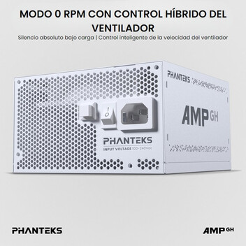 Phanteks AMP GH Fuente Alimentación 850W 80 Plus Gold Modular Blanca