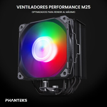Phanteks Polar ST5 Ventilador CPU RGB 120mm Negro Phanteks Polar ST5 Ventilador CPU RGB 120mm Negro