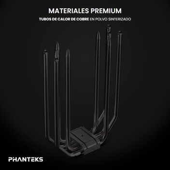 Phanteks Polar ST5 Ventilador CPU RGB 120mm Negro Phanteks Polar ST5 Ventilador CPU RGB 120mm Negro