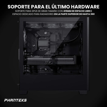 Torre PC Phanteks XT Pro Cristal Templado USB 3.0 Negra Torre PC Phanteks XT Pro Cristal Templado USB 3.0 Negra