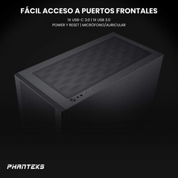 Torre PC Phanteks XT Pro Cristal Templado USB 3.0 Negra Torre PC Phanteks XT Pro Cristal Templado USB 3.0 Negra