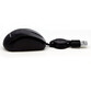 Phoenix Mini Ratón Óptico USB Retráctil 800DPI Negro