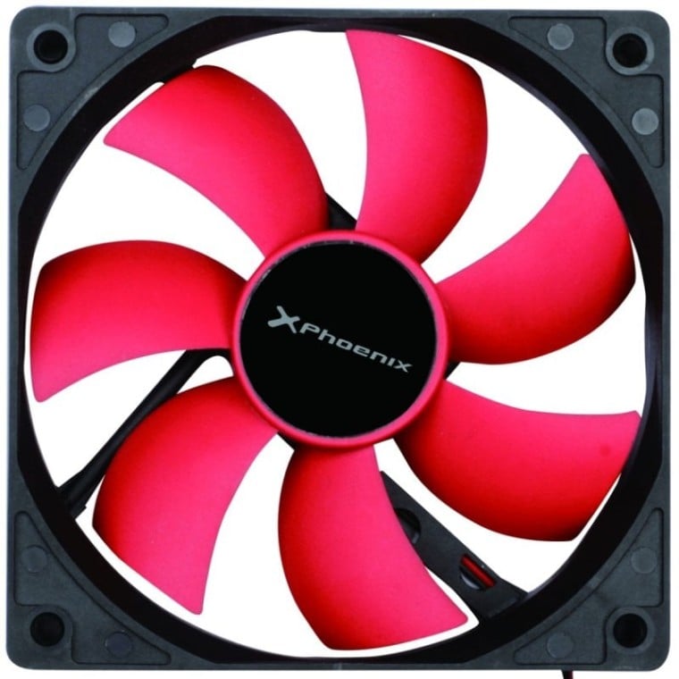 Phoenix PHCOOLERFAN12LED Ventilador Suplementario 120mm Rojo