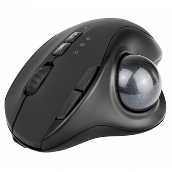 Phoenix Ergo T1 Ratón Óptico Trackball Inalámbrico 2400DPI Negro