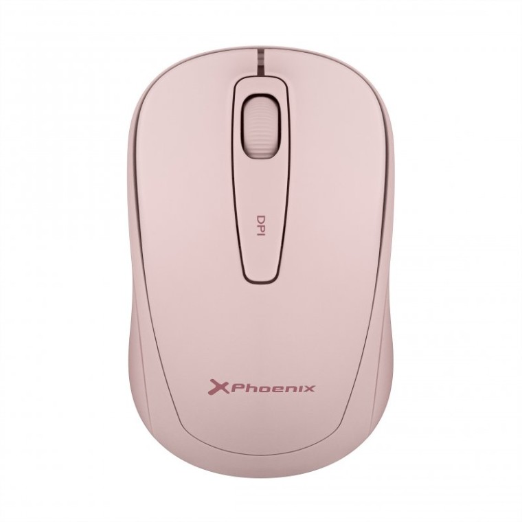 Phoenix M250 Ratón Inalámbrico 1600 DPI Rosa