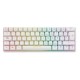 Phoenix Mirage Teclado Mecánico Gaming RGB Blanco Switch Marrón