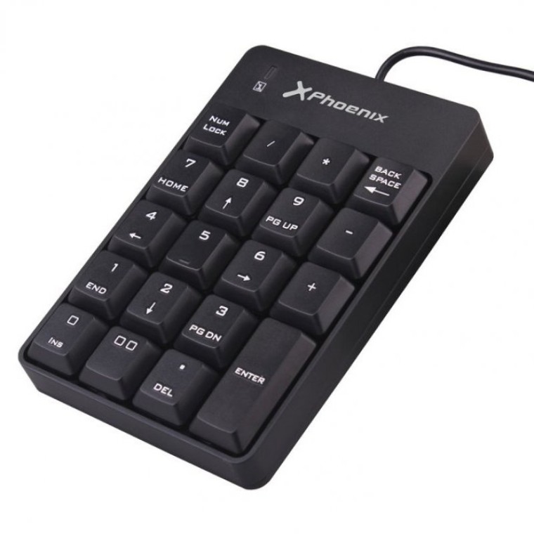 Phoenix Teclado Numérico USB Negro