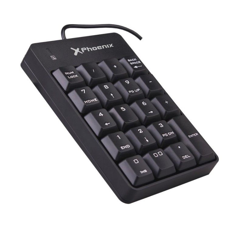 Phoenix Teclado Numérico USB Negro