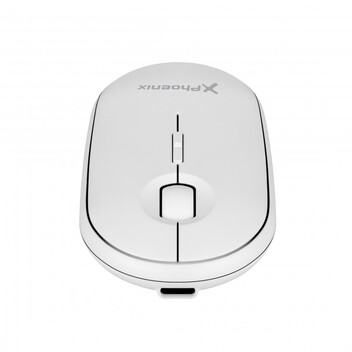 Phoenix Rebble Ratón Óptico Inalámbrico 1600 DPI Blanco