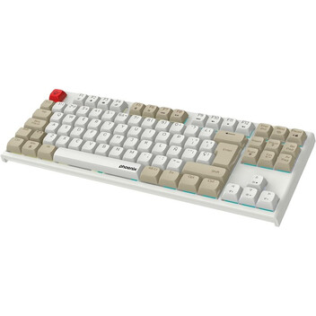Phoenix Royal Teclado Mecánico Gaming RGB Switch Outemu Brown Blanco/Beige Phoenix Royal Teclado Mecánico Gaming RGB Switch Outemu Brown Blanco/Beige