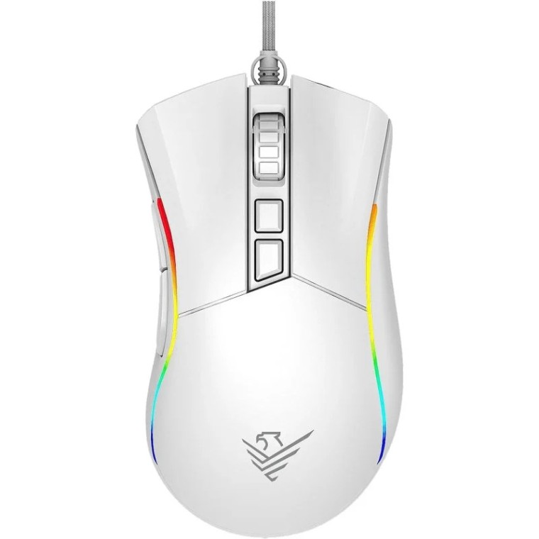 Phoenix Void Ratón Gaming USB 12000 DPI Blanco