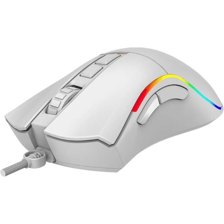 Phoenix Void Ratón Gaming USB 12000 DPI Blanco