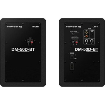 Pioneer DJ DM-50D-BT Altavoces de Monitor de 5'' con Bluetooth Negros Pioneer DJ DM-50D-BT Altavoces de Monitor de 5'' con Bluetooth Negros